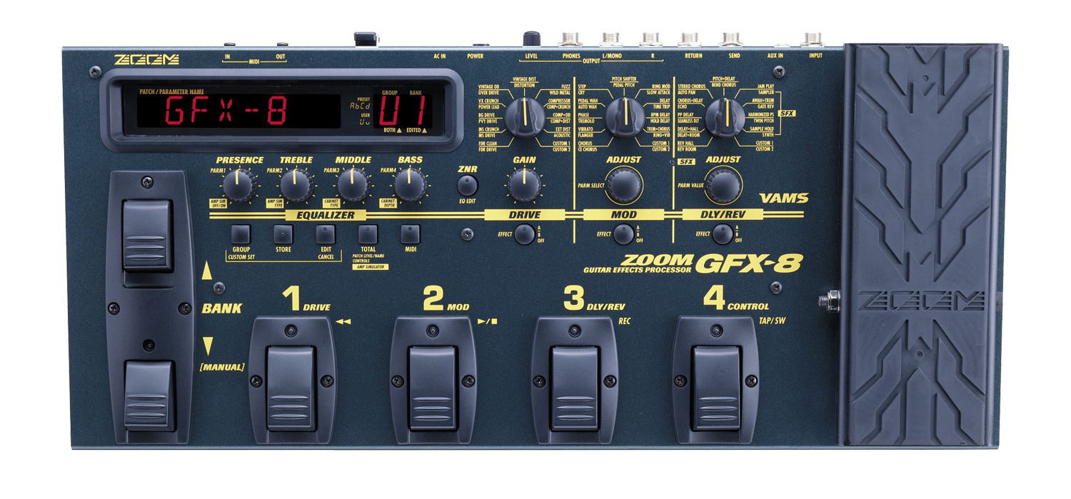 ZOOM GFX-8 マルチエフェクター楽器 - エフェクター