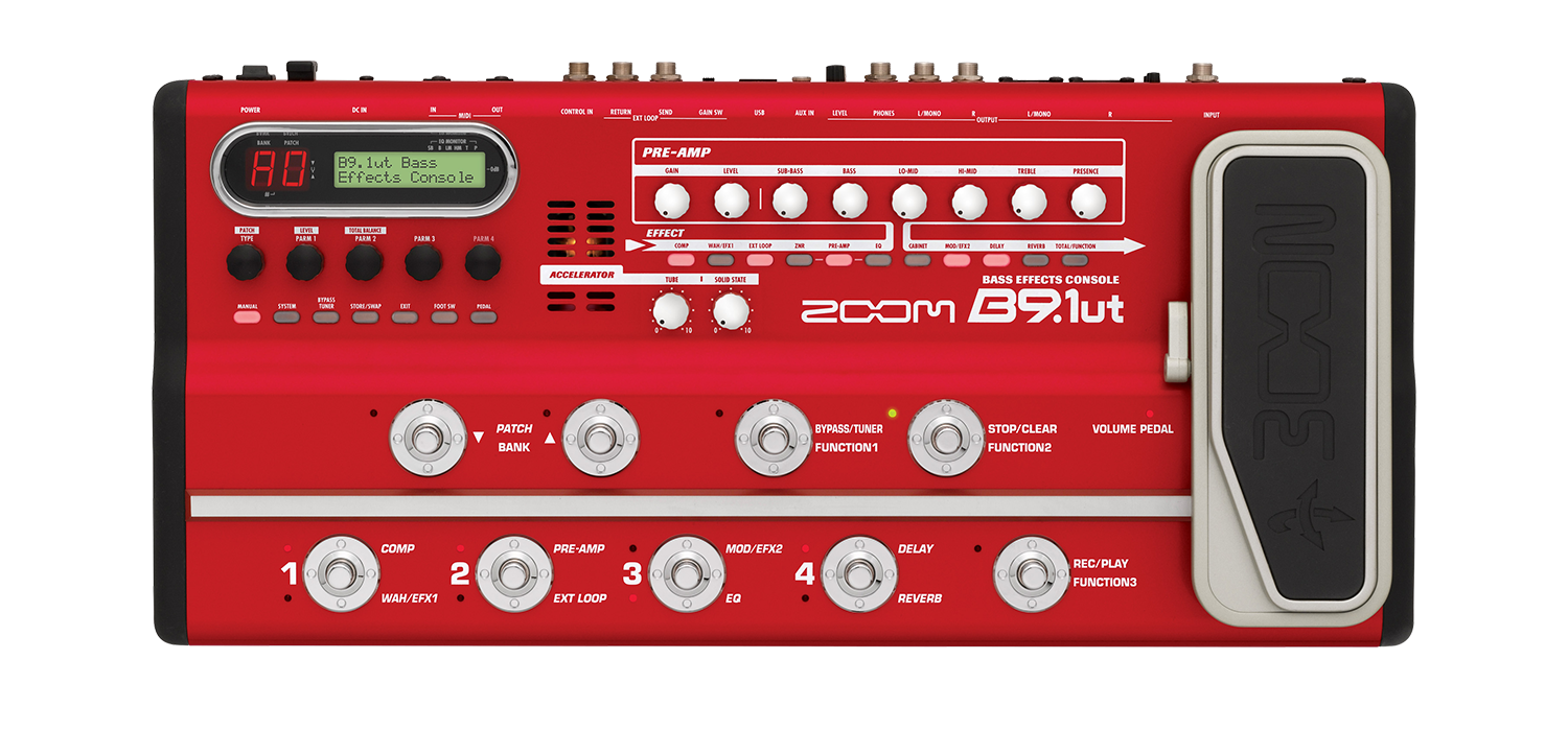 B9.1ut Bass Effects Console | Zoom