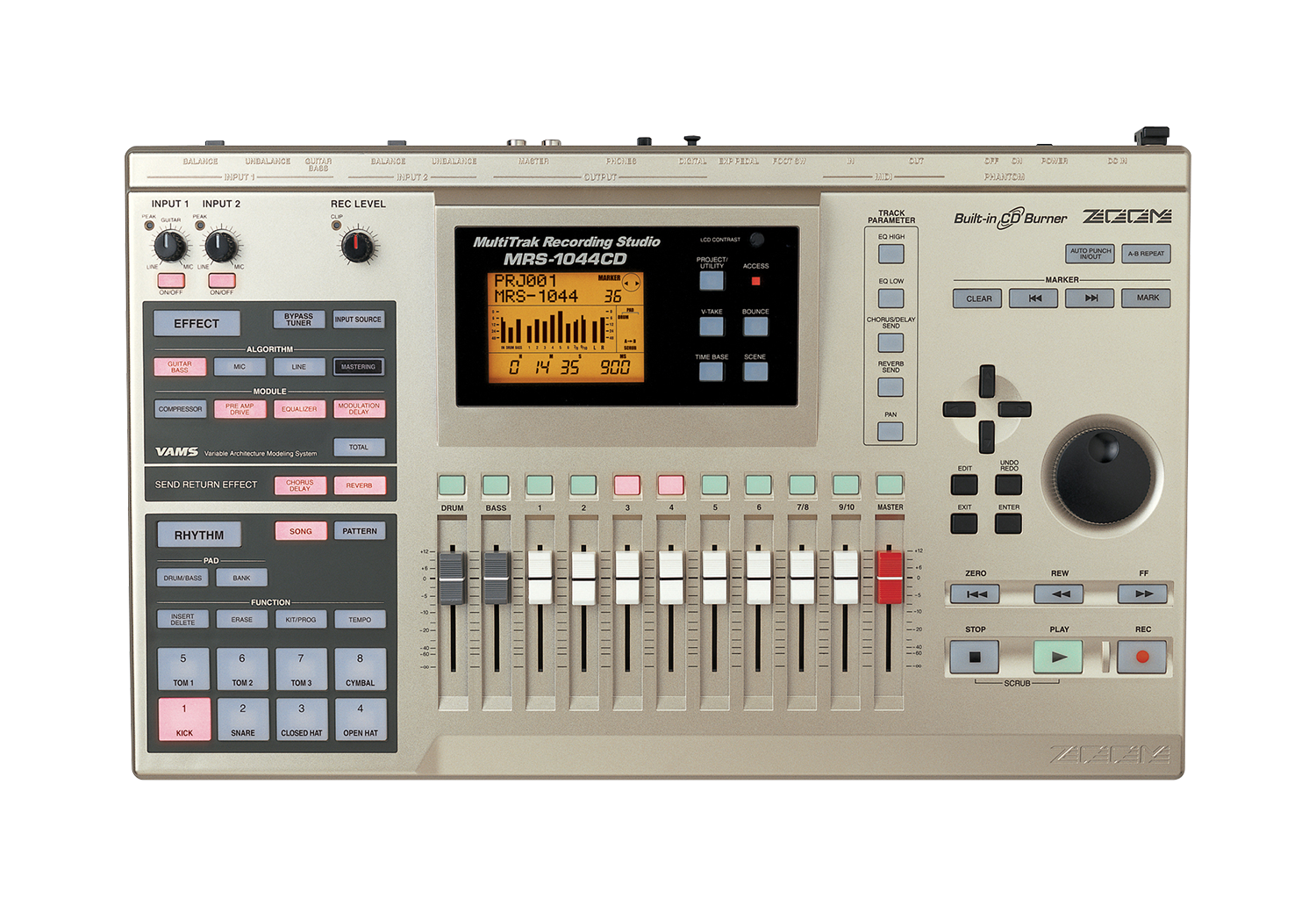 MRS-1044 MultiTrak Recording Studio | Zoom