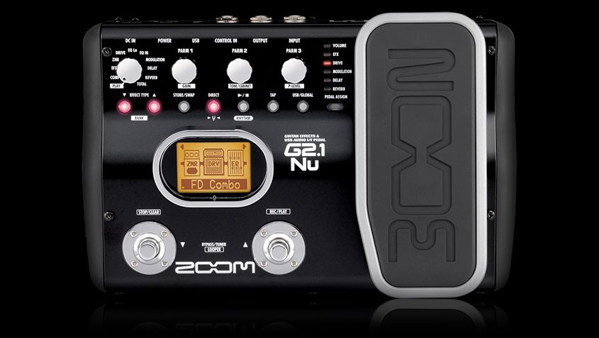 ZOOM G2.1Nu ギターマルチエフェクター ACアダプター付き G2.1Nu Guitar Effects & USB Audio I/F Pedal | Zoom