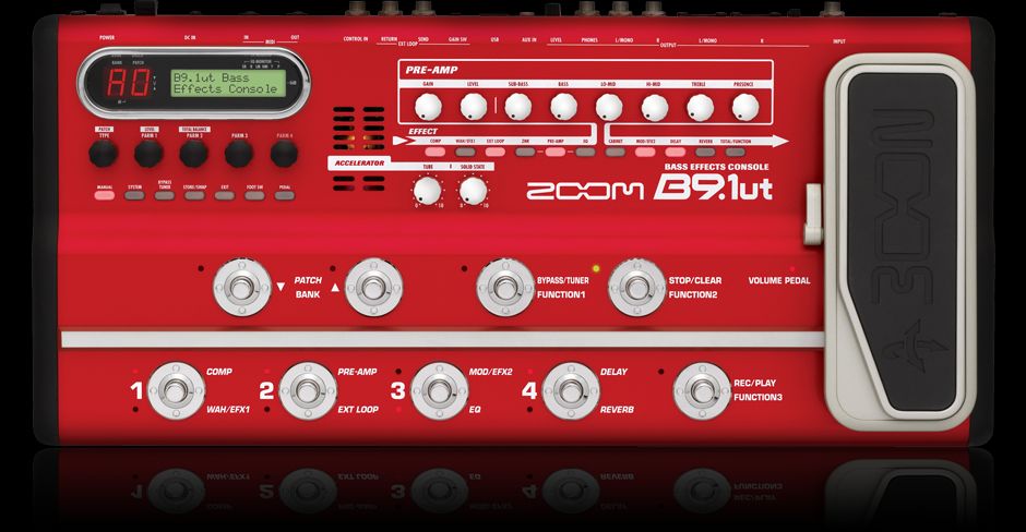在庫あ新作ZOOM ズーム Bass Effects Console ベース マルチエフェクター B9.1UT マルチエフェクター