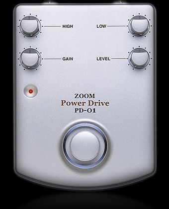 人気大人気094s☆ZOOM ズーム PD-01 Power Drive ギター用 エフェクター オーバードライブ ※中古 オーバードライブ