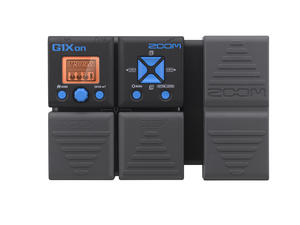 Zoom G1Xon Guitar Multi-Effects Processor with Expression Pedal - Top View