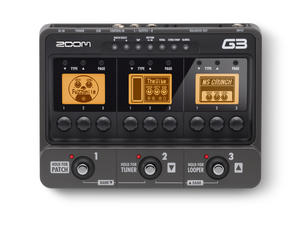 Zoom G3 Guitar Effects & Amp Simulator Pedal - Top View